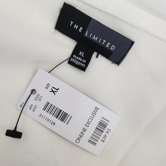 The Limited Sleeveless Camisole – Cream Scoop Neck with Side Slits NWT - Picture 2 of 5